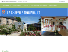 Tablet Screenshot of lachapellethouarault.fr